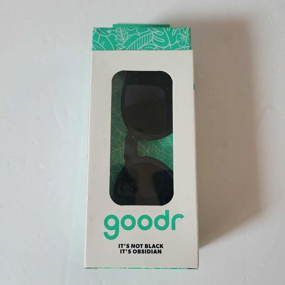 New GOODR "It's Not Black It's Obsidian" Sunglasses - Polarized Running Sport - Picture 1 of 8